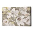 Magnolias in Bloom Greige  by Albena Hristova, Canvas Wall Art Cheap