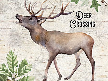 LET614 - Deer Crossing - 12x12 Discount