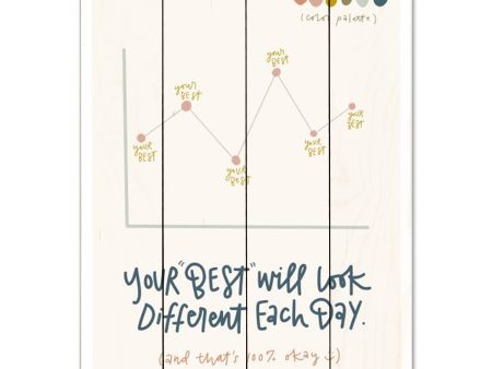 RN458PAL - Your Best Will Look Different Each Day - 12x16 Hot on Sale