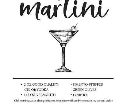 LET607 - Martini - 12x16 For Cheap